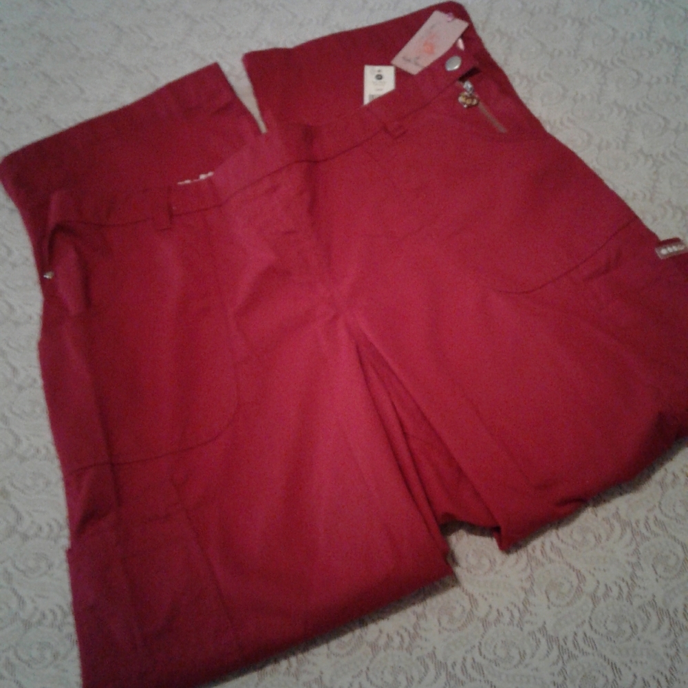 🌺 NWT Koi Zara Red Scrub Pants Size 2X
